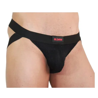 003 jock shiny black M