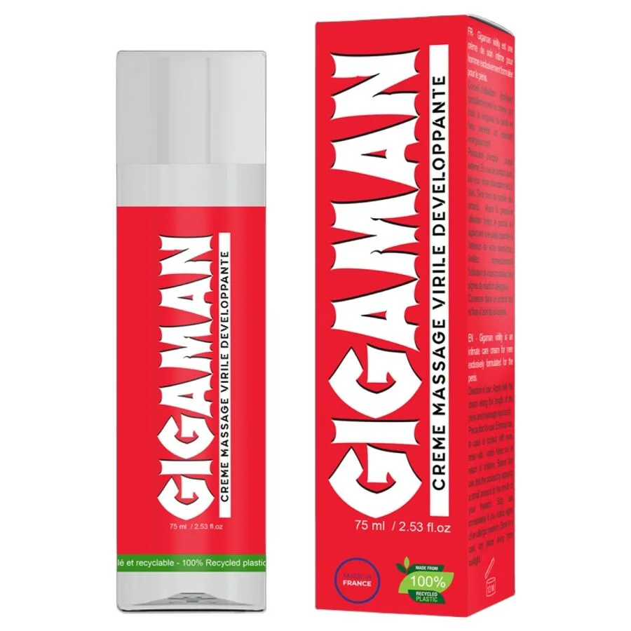 Crème gigaman pour l'augmentation de la virilité