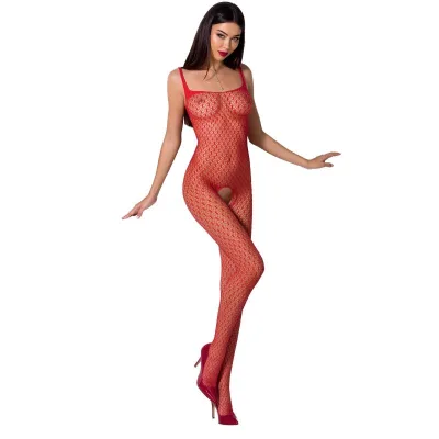 Passion - femme BS071 bodystocking rouge taille unique