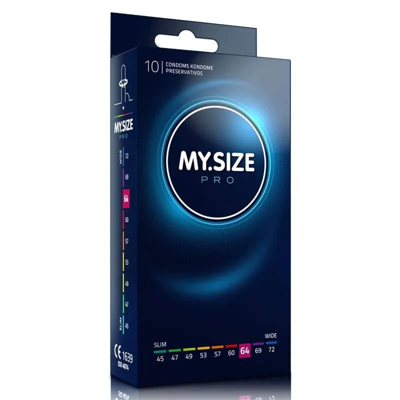 My size - pro préservatifs 64 mm 10 unités