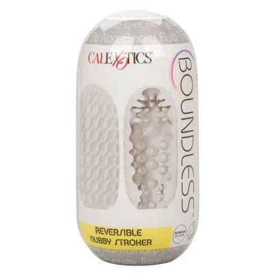 Reversible nubby stroker