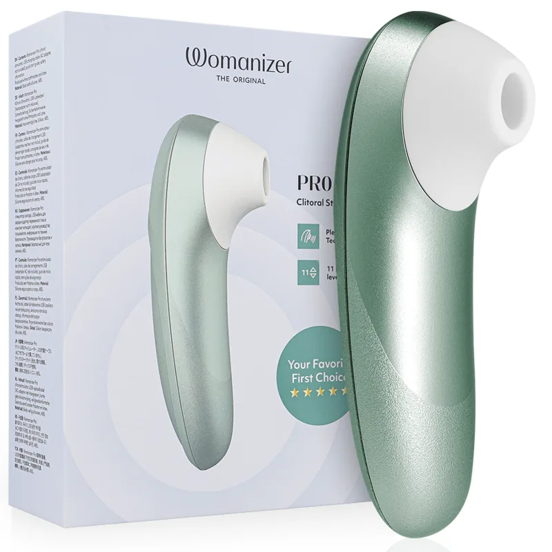 Stimulateur clitorial pro vibrant vert sauge