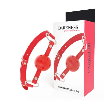 Darkness - red breathable gag