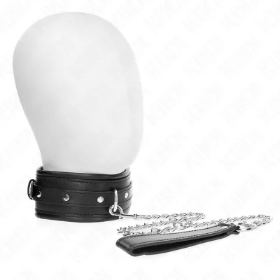 Kink - necklace with shiny buckle strap 65 cm 48.5 cm x 5.3 cm