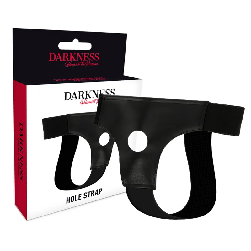 Darkness - harnais avec trou taille unique