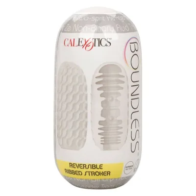 Reversible ribbed stroker