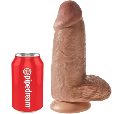 Polliger realistischer penis 23 cm karamell