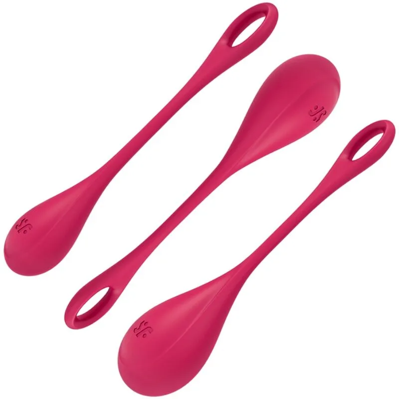 Satisfyer - ensemble entraînement yoni power 1 rouge