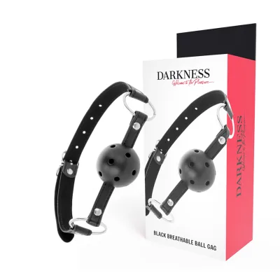 Darkness - black breathable gag
