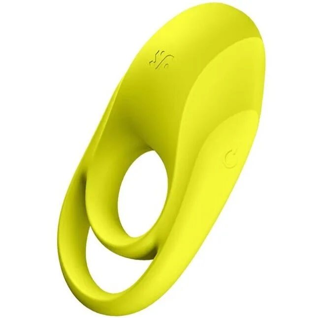 Satisfyer - vibrateur anneau spectaculaire duo jaune