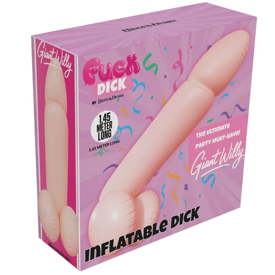 Pénis gonflable géant willy 145 cm