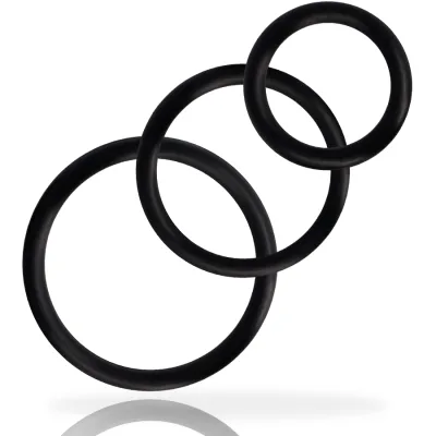 Ringset für penis schwarz