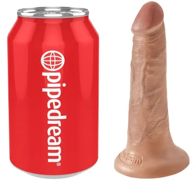 Realistischer penis 12 cm karamell