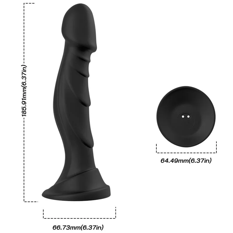 Armony - gode vibrateur & plug anal télécommande noir