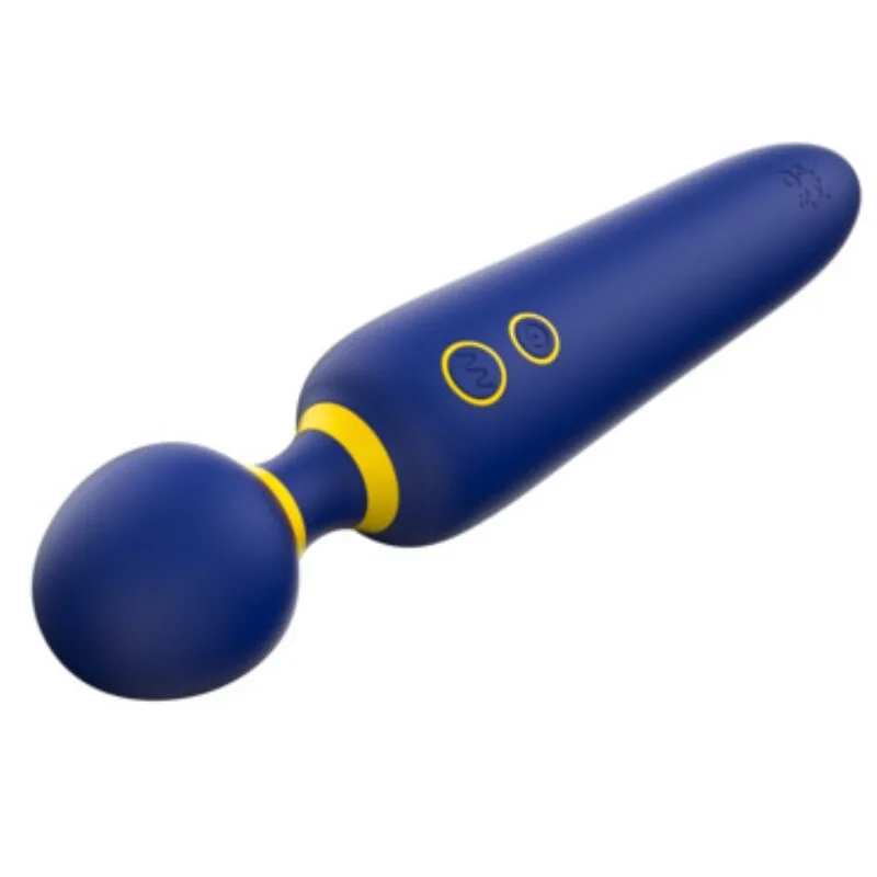 Flip baguette vibrante silencieuse 10 modes bleue