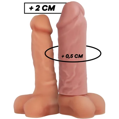 Extension naturelle du pénis en silicone liquide V3
