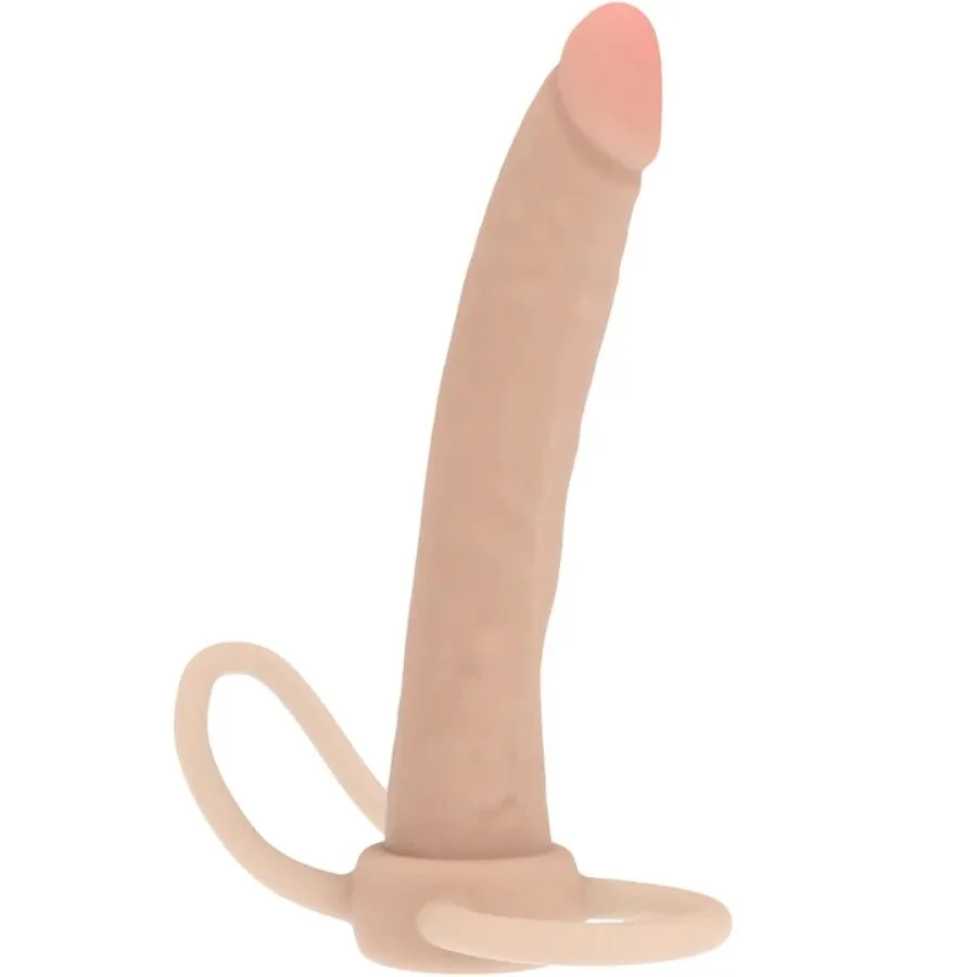 Pénétrateur anal en silicone double trouble 16 cm