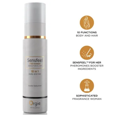 Sensfeel élixir de séduction pour femme 10 en 1 corps et cheveux 100 ml