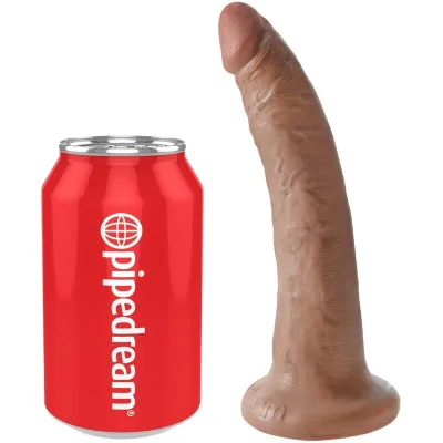 Realistischer penis 17.5 cm karamell