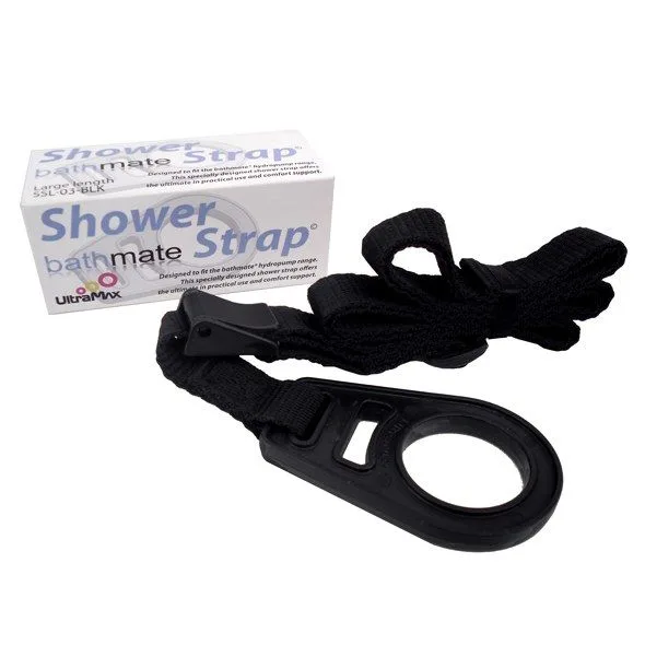 Shower strap support harness