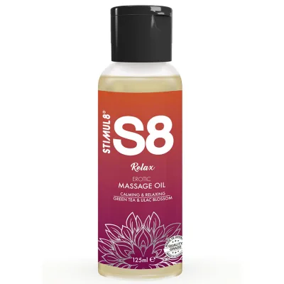 S8 relax grüner tee massageöl 125 ml