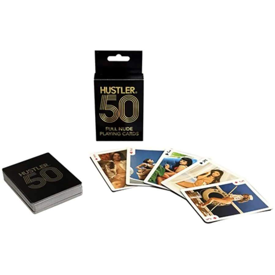 Hustler 50 cartes à jouer nues complètes