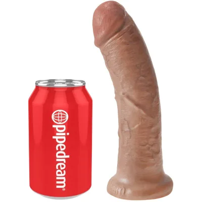 Realistischer penis 19.5 cm karamell