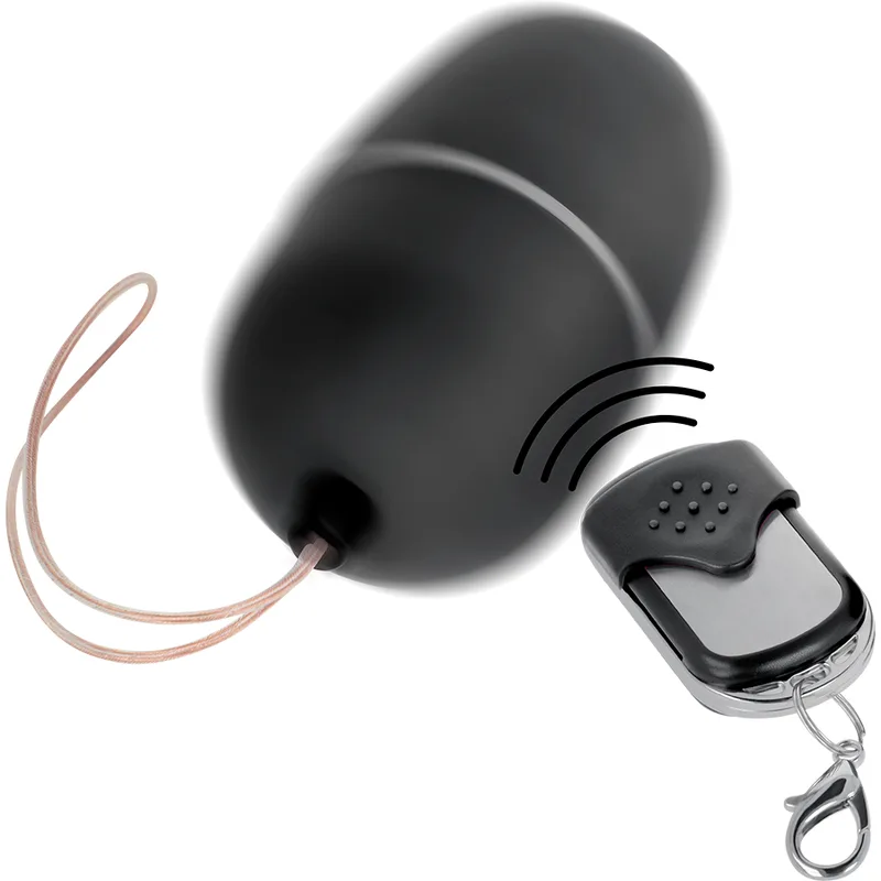 Oeuf vibrant télécommande M noir