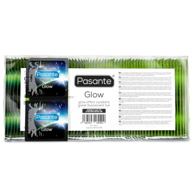 Busta di preservativi glow 144 unità