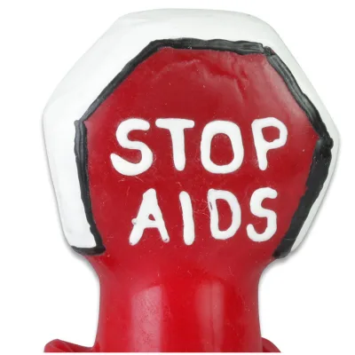 Preservativi novità dipinti a mano stop aids