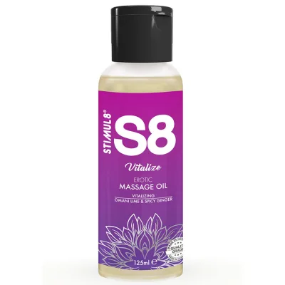 S8 vitalisierendes limetten-massageöl 125 ml