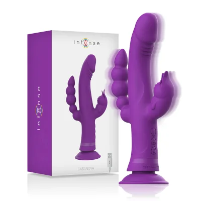 Intense - casanova rabbit silikonvibrator dreifachmotor lila