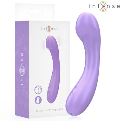 Intense - becky vibrateur 19 cm chauffant 7 vibrations violet