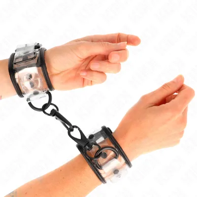 Kink - clear wrist cuffs adjustable 18-30 cm x 5.5 cm