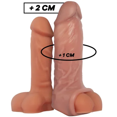 Extension naturelle du pénis en silicone liquide V7