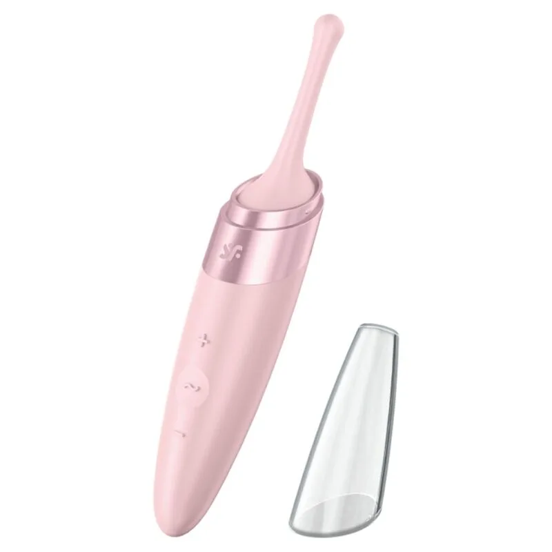 Satisfyer - vibrateur pointe de clit twirling delight rose