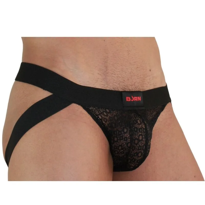 005 lingerie jock noire M