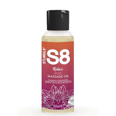 S8 relax erotisches massageöl grüner tee 50 ml
