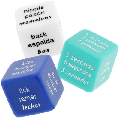 Erotic dice game ES/FR/EN