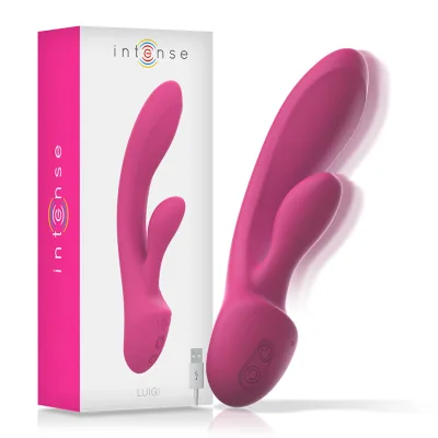 Intense - luigi rabbit vibrator rosa flüssiges silikon