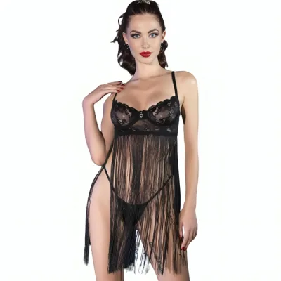 Chilirose - cr 4496 babydoll black S/M