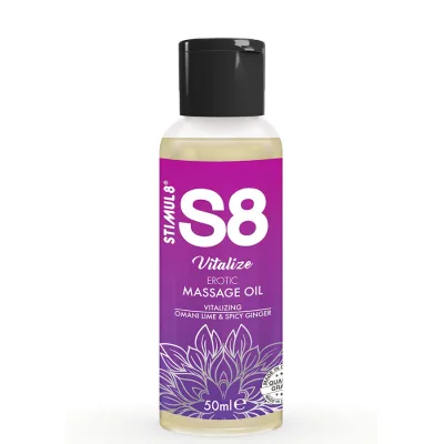 S8 vitalisierendes erotisches massageöl limette 50 ml