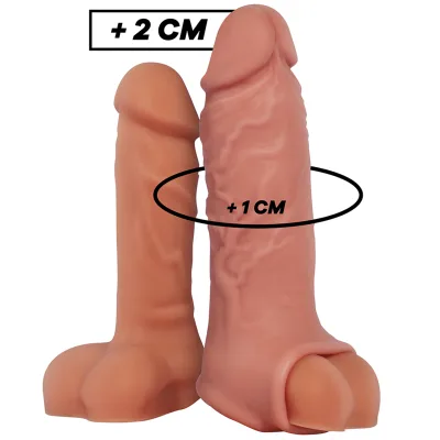 Extension naturelle du pénis en silicone liquide V9