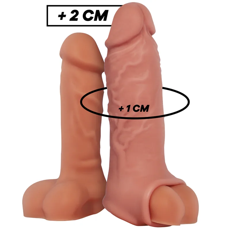Extension naturelle du pénis en silicone liquide V9