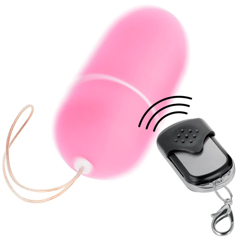 Oeuf vibrant télécommande L rose