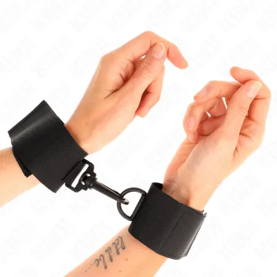 Kink - appareils-poignets en nylon noir