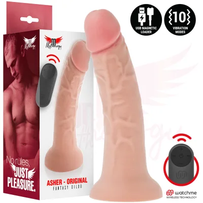Mythology - asher original dildo M - vibrator compatible with watchme wireless technology