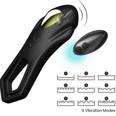 Armony - roadster vibrator doppelring-fernbedienung schwarz