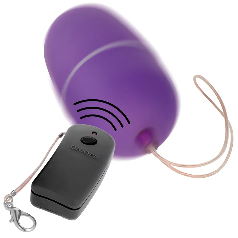 Oeuf vibrant avec télécommande lilas