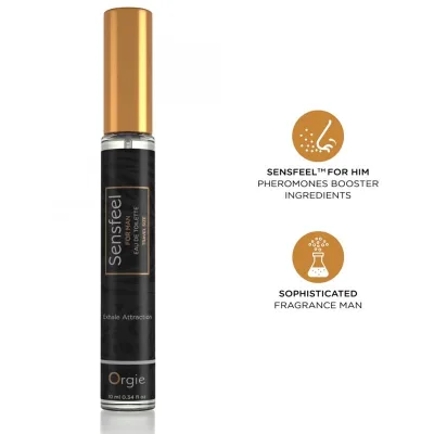 Sensfeel pour homme booster de phéromones eau de toilette format voyage 10 ml